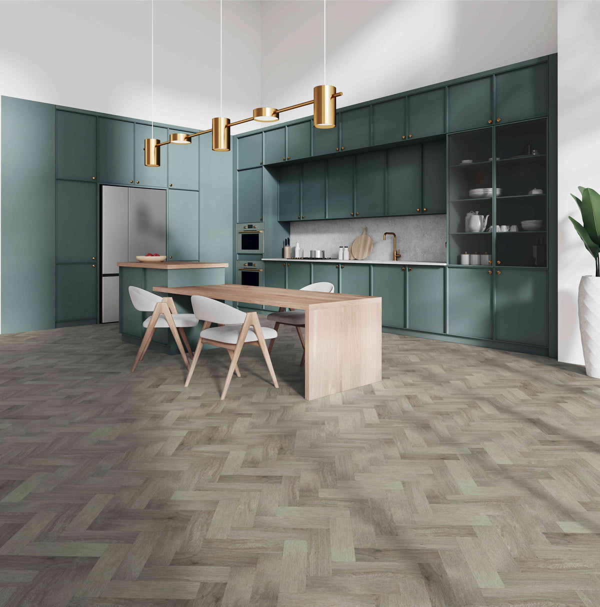 Hagley Signature Design 55 Barnt Green Oak Gluedown LVT Parquet