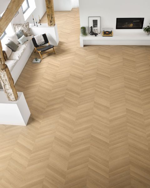Hagley Signature Design 55 Abberley Oak Gluedown LVT Fishbone