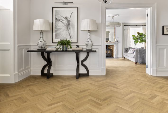 Hagley Signature Design 55 Barnt Green Oak Gluedown LVT Parquet