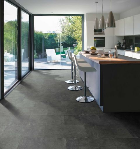Hagley Signature 55 Black Country Slate Gluedown LVT Tile