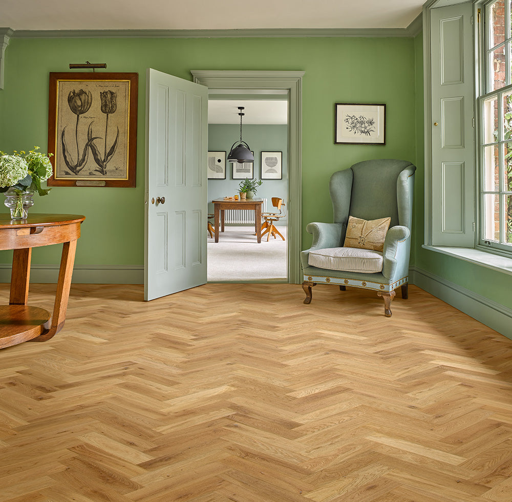 Hagley Estate Engineered Oak Hawford Oak 14/3 Engineered Oak Herringbone