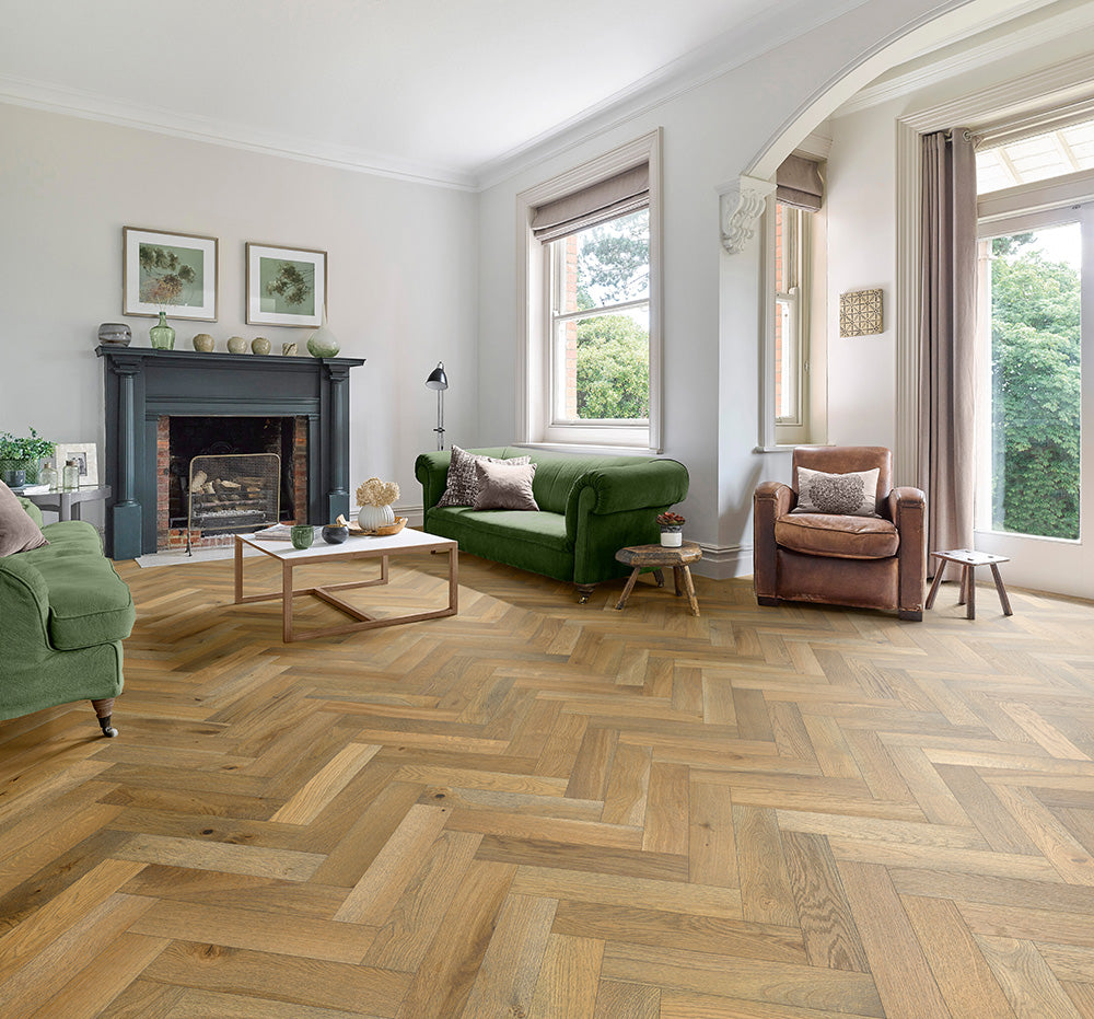 Hagley Estate Engineered Oak Castlemorton Oak 14/3 Engineered Oak Herringbone
