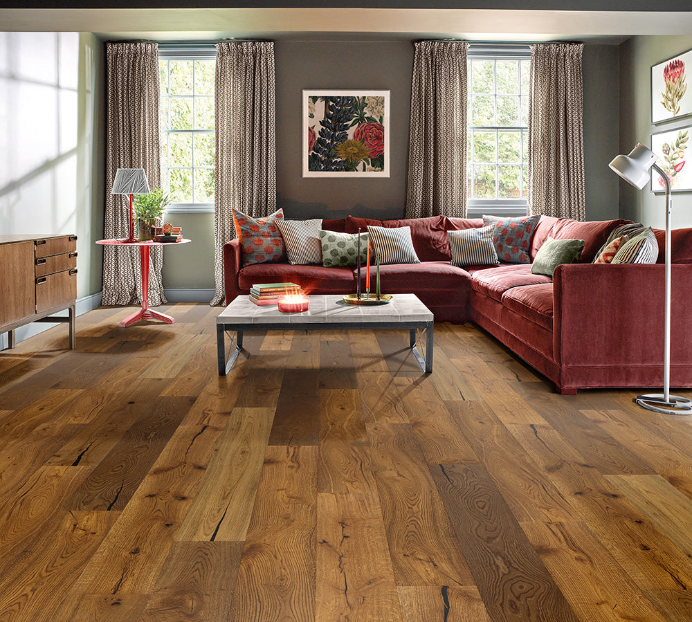 Hagley Estate Engineered Oak Holt Smoked Oak 14/3 Engineered Oak Plank
