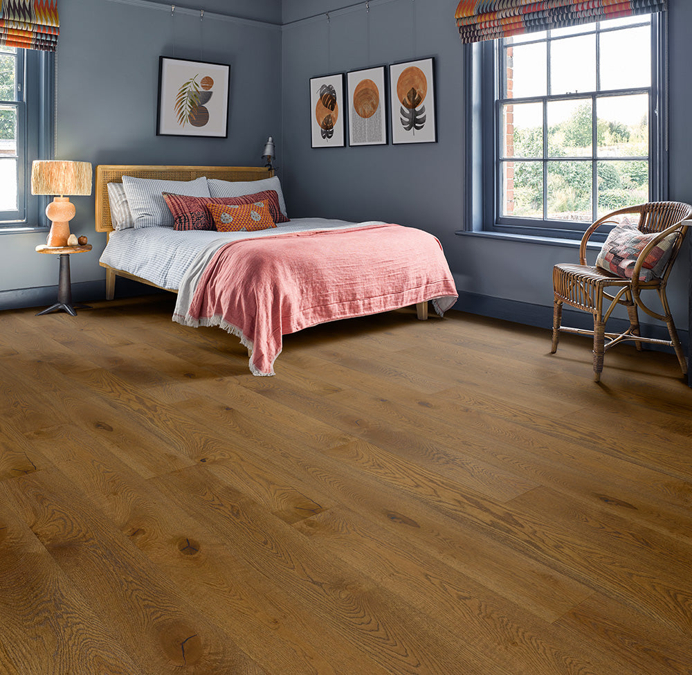 Hagley Estate Engineered Oak Grafton Barn Oak 18/4 Engineered Oak Plank